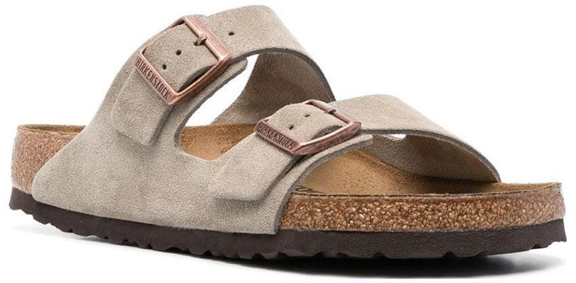 Birkenstock Arizona Suede 51461 Taupe Leather Sandals