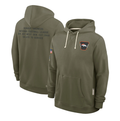 Men's Denver Broncos Olive 2025 Salute to Service Sideline Standard Issue Dri-FIT Hoodie
