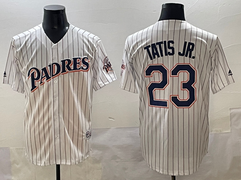 Men's San Diego Padres Fernando Tatis Jr. White Alternate Replica Player Jersey