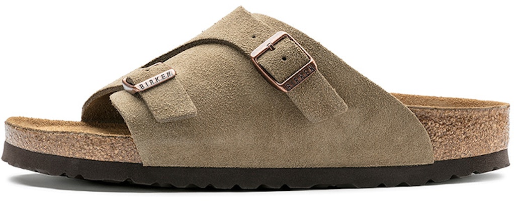 Birkenstock Zrich Series Cowhide Suede 1009533 Beige Fashion Sandals