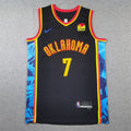 Men's Oklahoma City Thunder Chet Holmgren Black 2024/25 Swingman Player Jersey - City Edition