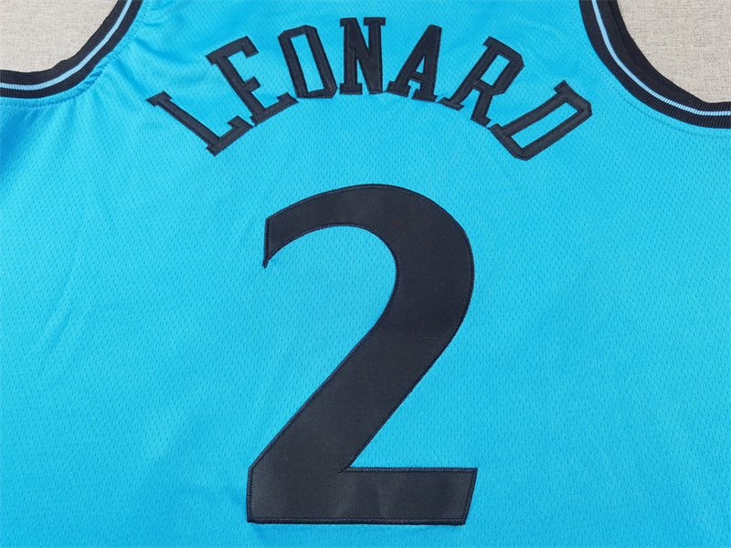 Men's LA Clippers Kawhi Leonard Light Blue 2024/25 Swingman Player Jersey - City Edition