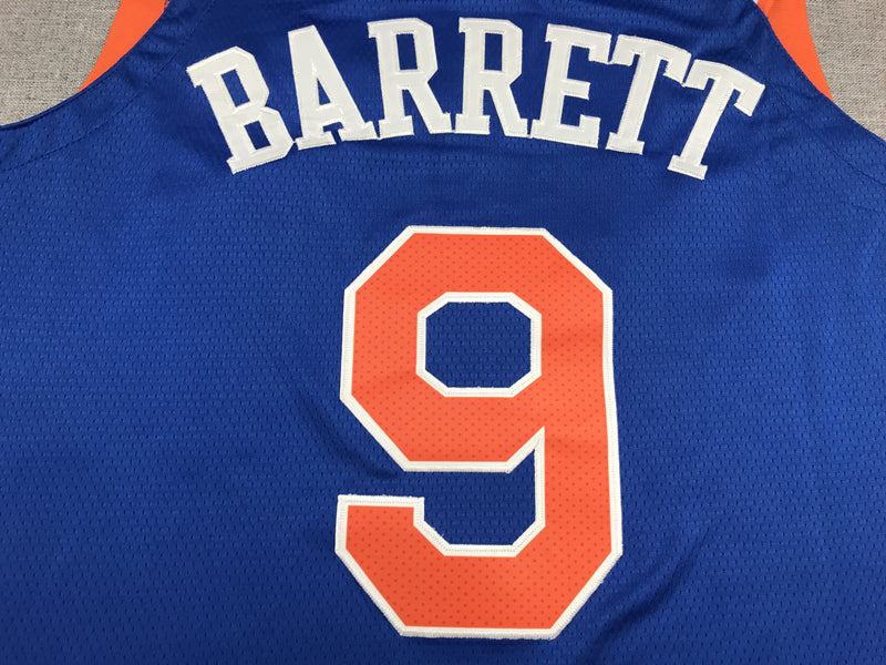 Men's New York Knicks RJ Barrett Fanatics Branded Blue Replica Fast Break Jersey