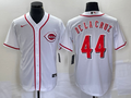 Men's Cincinnati Reds Elly De La Cruz White Home Replica Jersey