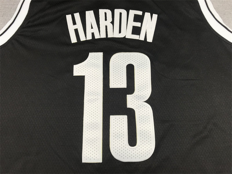 Men's Brooklyn Nets James Harden Black 2021/22 Diamond Swingman Jersey