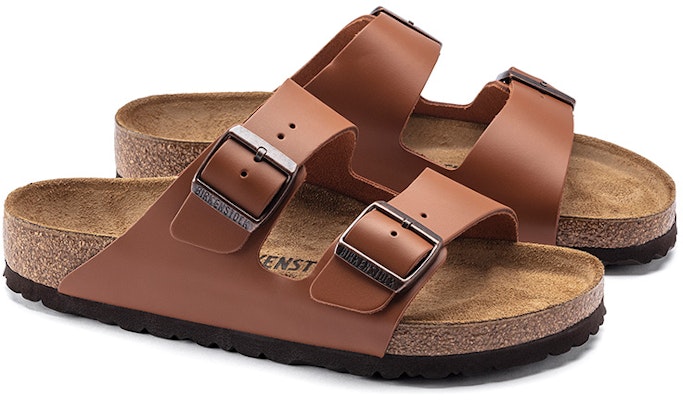 Birkenstock Arizona Series Cowhide Minimalistic Cozy 1019019 Brown Sandals