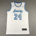 Men's Los Angeles Lakers Kobe Bryant White 2020/21 Swingman Jersey City Edition