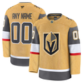 Men's Vegas Golden Knights Fanatics Gold Home Premium Custom Jersey