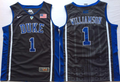 Men's Duke Blue Devils Zion Williamson Black Player Game Jersey
