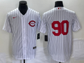 Men's Cincinnati Reds White 2022 MLB at Field of Dreams Game Authentic Player Jersey