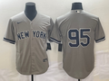 Men's New York Yankees Oswaldo Cabrera Gray Replica Player Name Jersey