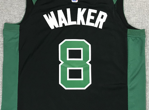 Men's Boston Celtics Kemba Walker NBA Black Game Jersey