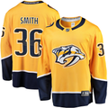 Men's Nashville Predators Cole Smith Fanatics Gold Breakaway Player Jersey
