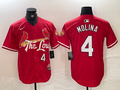Men's St. Louis Cardinals Yadier Molina Red 2024 City Connect Limited Player Jersey