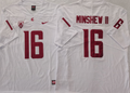 Men's Washington State Cougars Gardner Minshew II White Game Jersey
