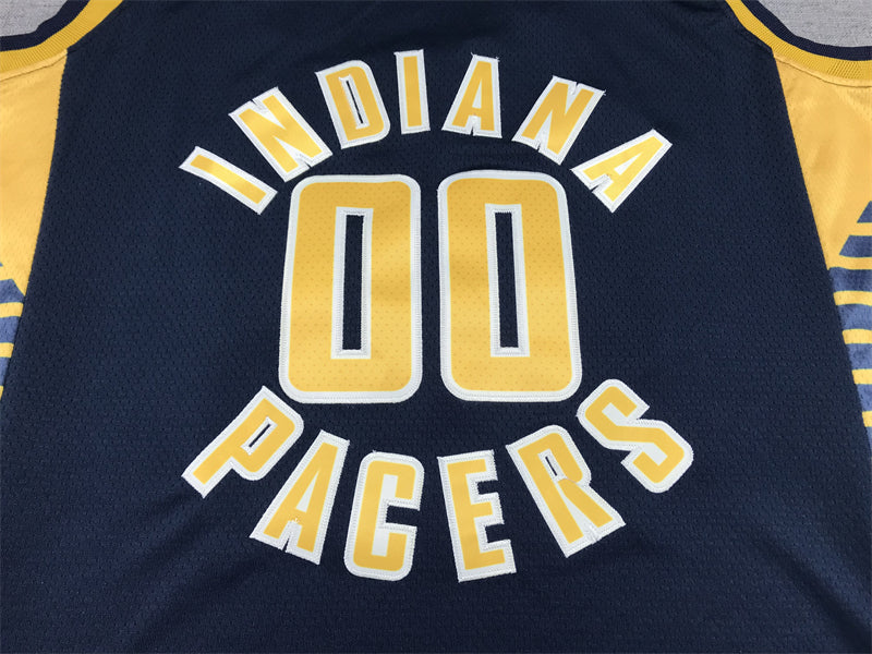 Men's Indiana Pacers Bennedict Mathurin Navy Fast Break Replica Jersey - Icon Edition