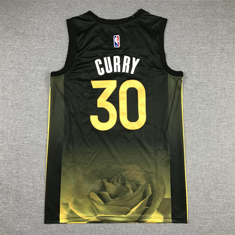 Men's Golden State Warriors Stephen Curry Black 2022/23 Swingman Jersey - City Edition