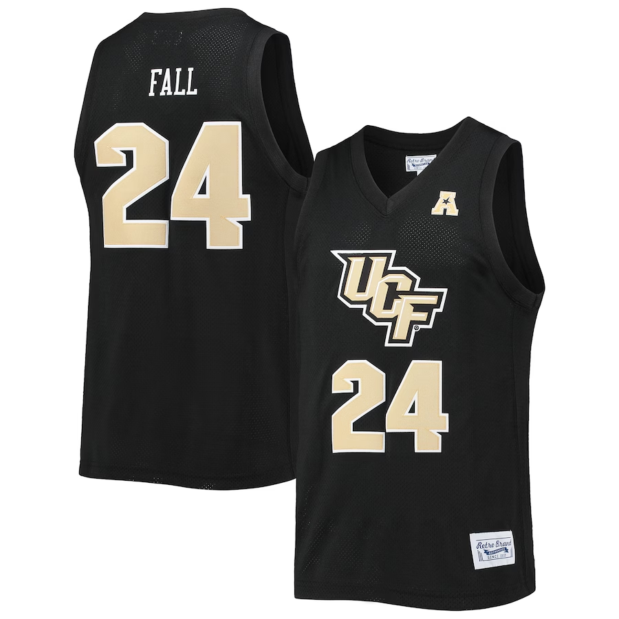 Men's UCF Knights Tacko Fall Black Player Game Jersey