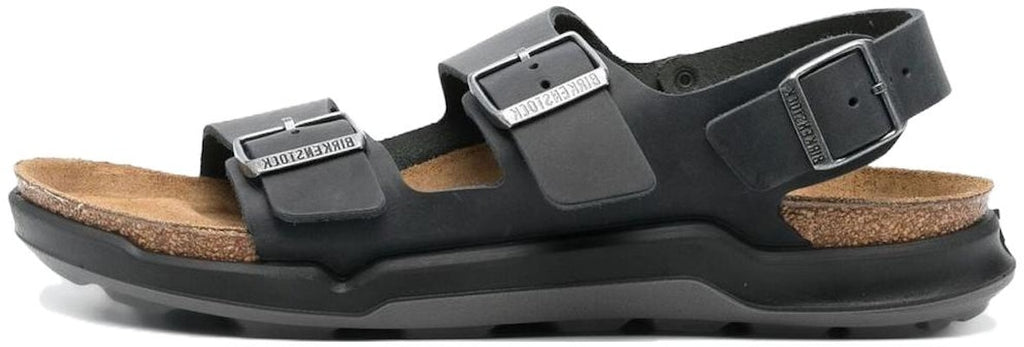 Birkenstock Arizona 1018426 Black Soft Leather Fashion Slippers