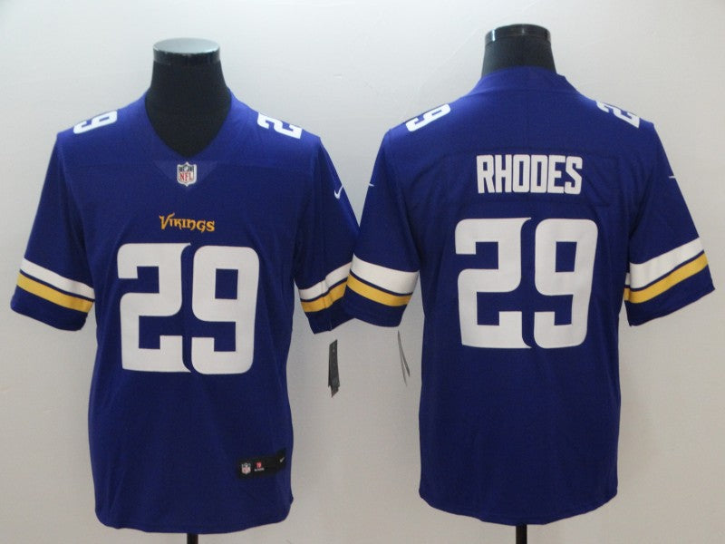 Men's Minnesota Vikings Xavier Rhodes Purple Game Jersey