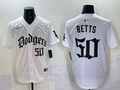 Men's Los Angeles Dodgers Mookie Betts White Alternate Player Jersey