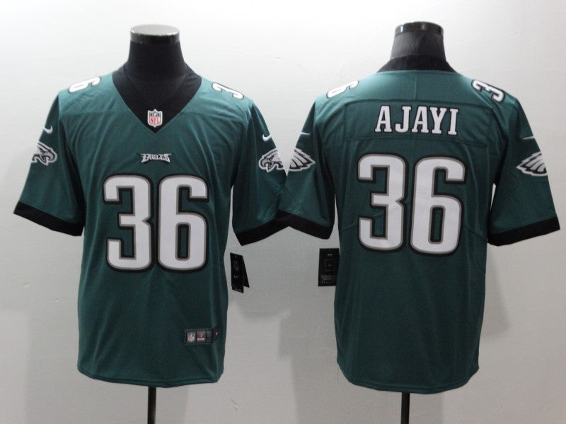 Men's Philadelphia Eagles Jay Ajayi Midnight Green Game Jersey