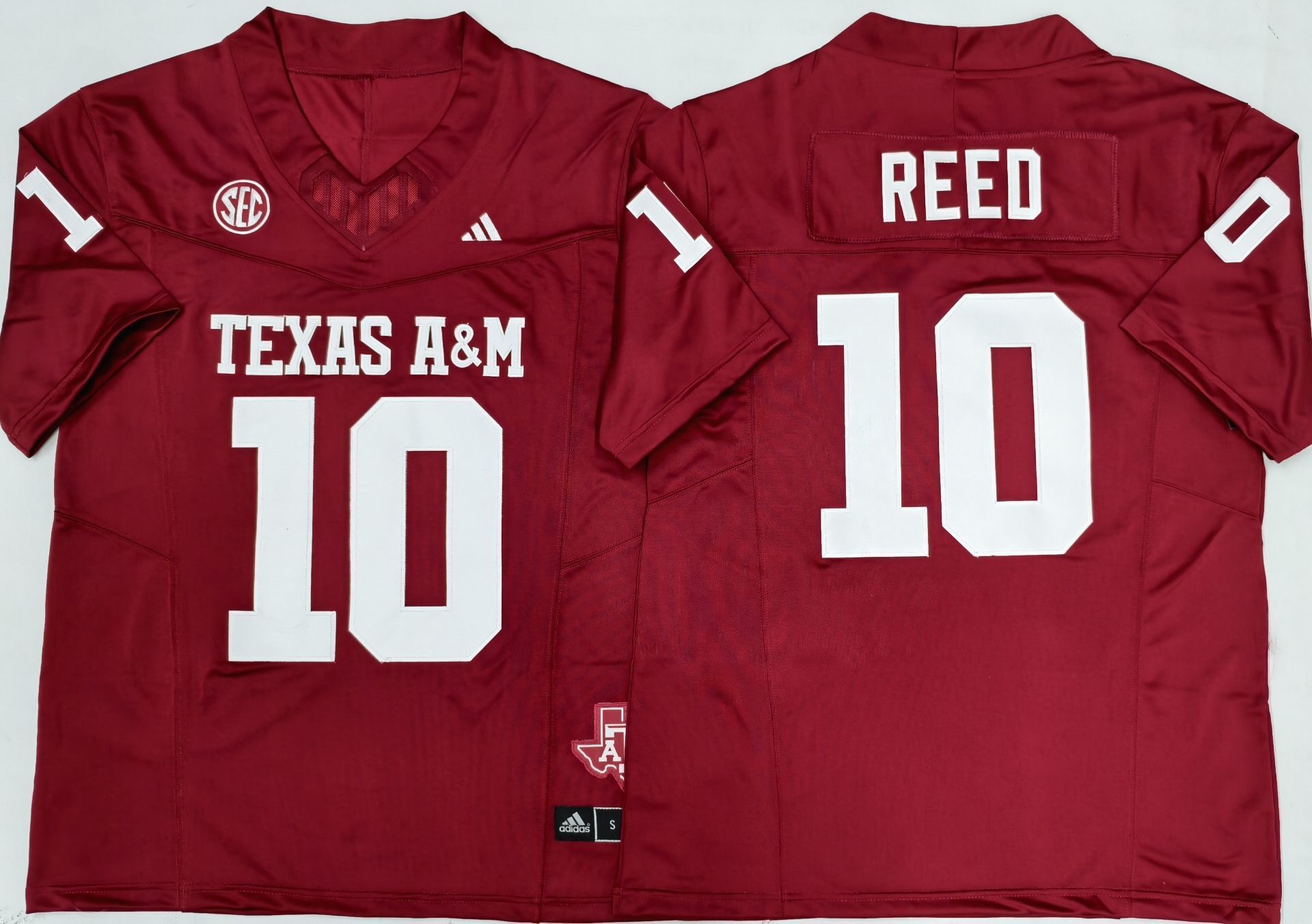 Men's Texas A&M Aggies Marcel Reed Red Player Game Jersey