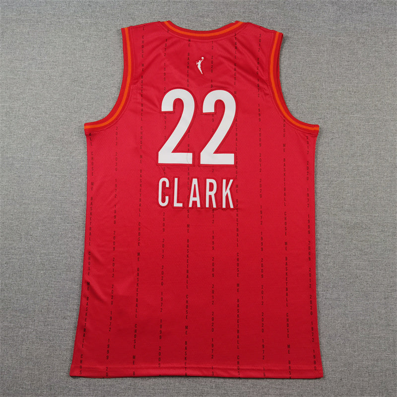 Men's Indiana Fever Caitlin Clark Red 2024 WNBA Draft Rebel Edition Victory Player Jersey