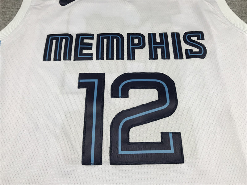 Men's Memphis Grizzlies Ja Morant White 2022/23 Swingman Jersey - Association Edition