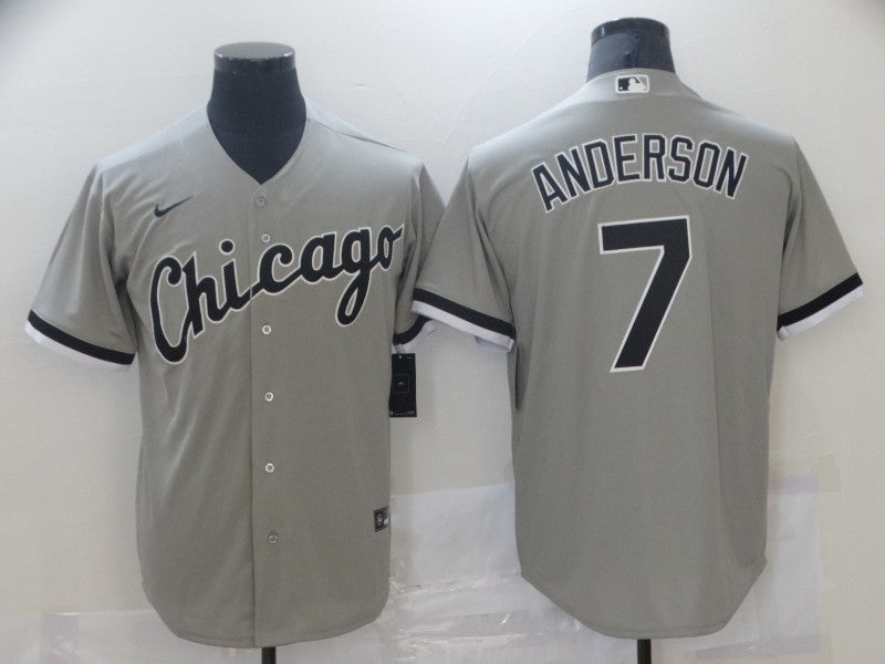 Men's Chicago White Sox Tim Anderson Gray Replica Baseball Jersey