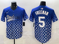 Men's Los Angeles Dodgers Freddie Freeman Royal Game Jersey