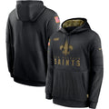 Men's New Orleans Saints 2020 Salute to Service Hoodie Black