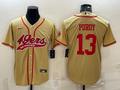 Men's San Francisco 49ers Brock Purdy Gold Game Jersey Joint Edition