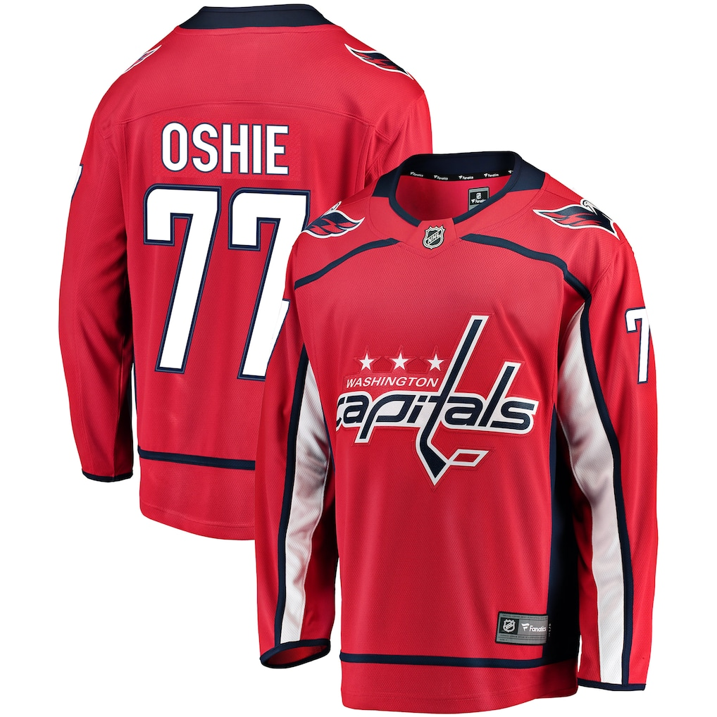 Men's Washington Capitals TJ Oshie Fanatics Red Player Jersey
