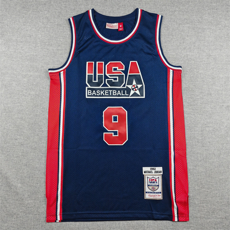 Men's USA Dream Team Michael Jordan Navy Swingman Player Jersey