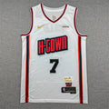 Men's Houston Rockets Kevin Durant White 2024/25 Swingman Player Jersey - City Edition