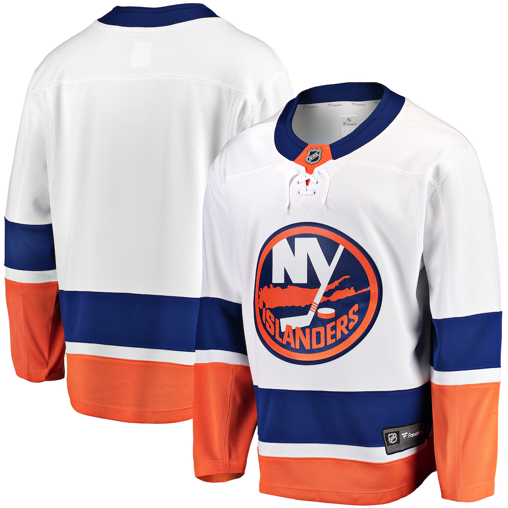Men's New York Islanders Fanatics White Blank Jersey