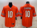 Men's Chicago Bears Chase Claypool Orange Game Jersey