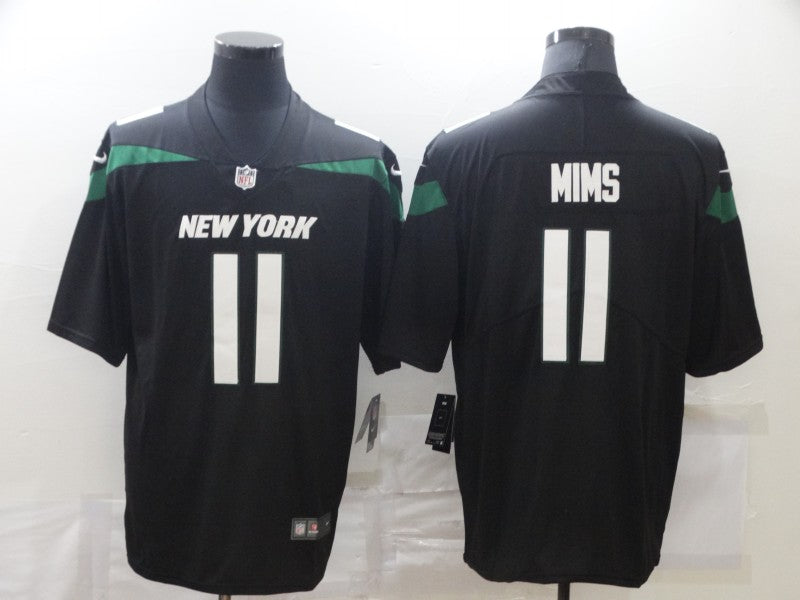 Men's New York Jets Denzel Mims Black Game Jersey