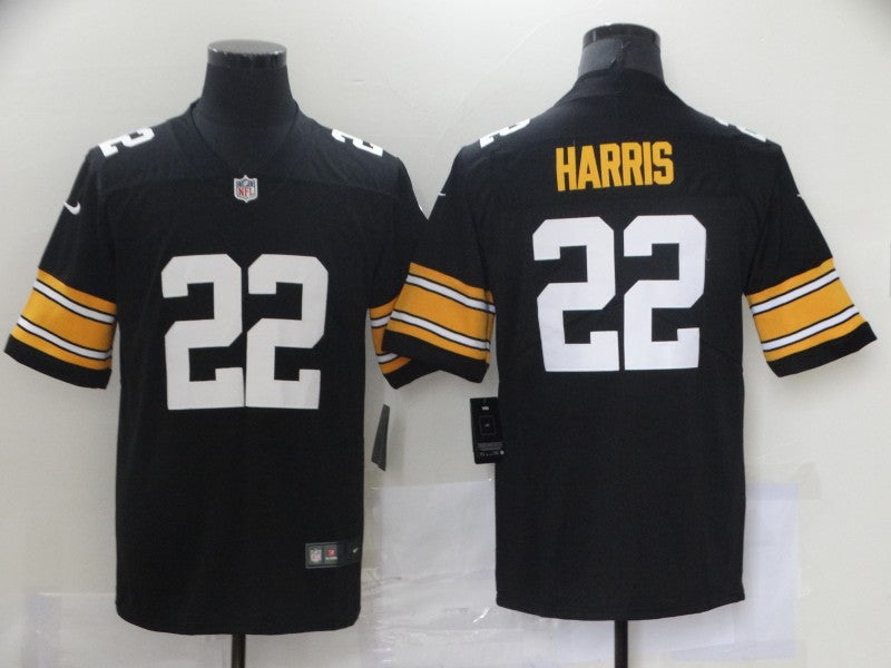 Men's Pittsburgh Steelers Najee Harris Black Player Game Jersey