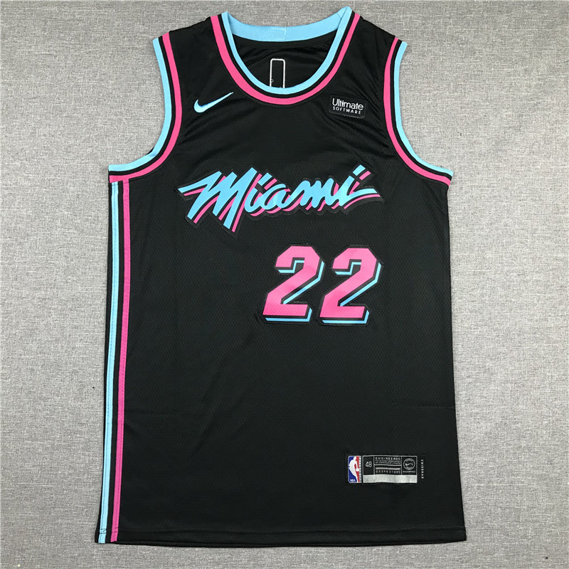 Men's Miami Heat Jimmy Butler NBA Black Swingman Jersey