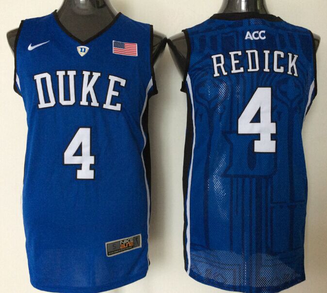 Men's Duke Blue Devils J.J Redick Blue Player Game Jersey