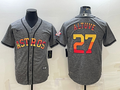 Men's Houston Astros Jose Altuve Gray Replica Player Jersey