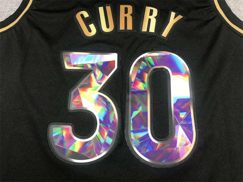 Men's Golden State Warriors Stephen Curry NBA Black Swingman Jersey