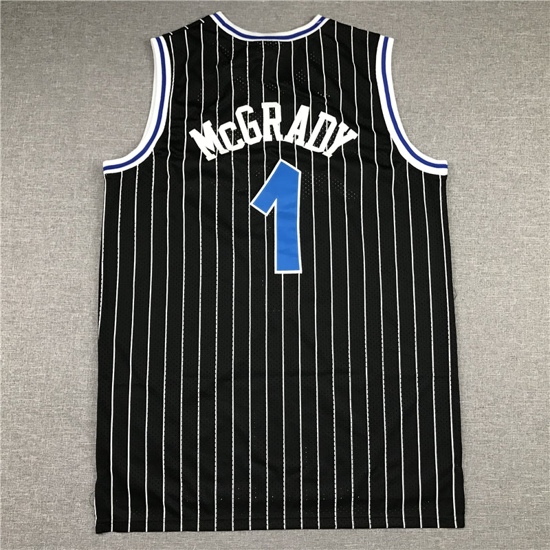 Men's Orlando Magic Tracy McGrady 2003-04 Black Hardwood Classics Swingman Jersey