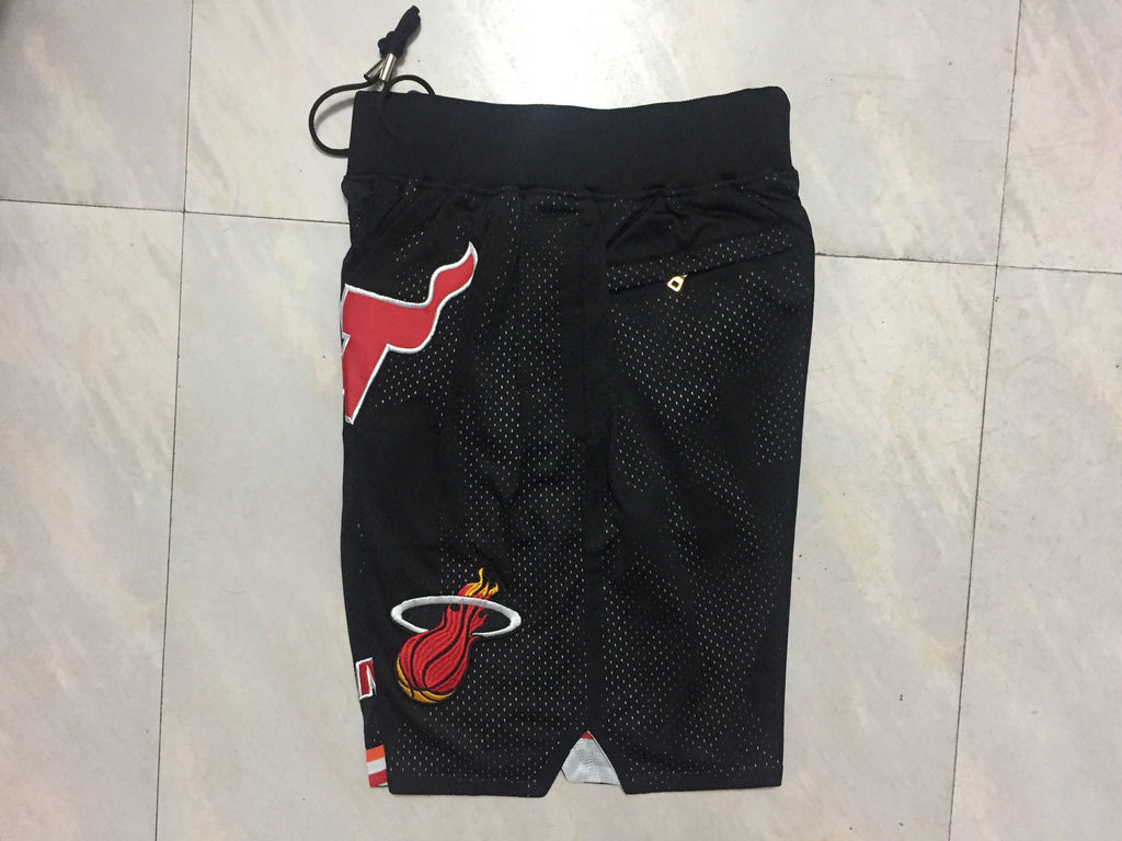 Men's Miami Heat Black Basketball Shorts