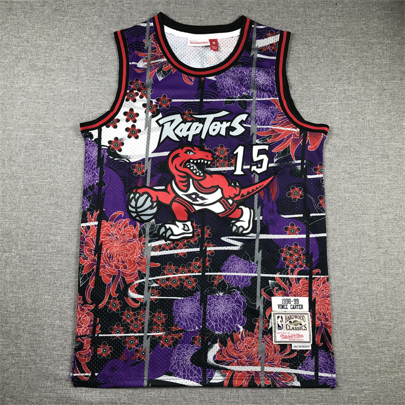 Men's Toronto Raptors Vince Carter Year of Rabbit Edition Hardwood Classics Swingman Jersey