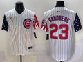 Men's Chicago Cubs Ryne Sandberg White Limited Player Jersey