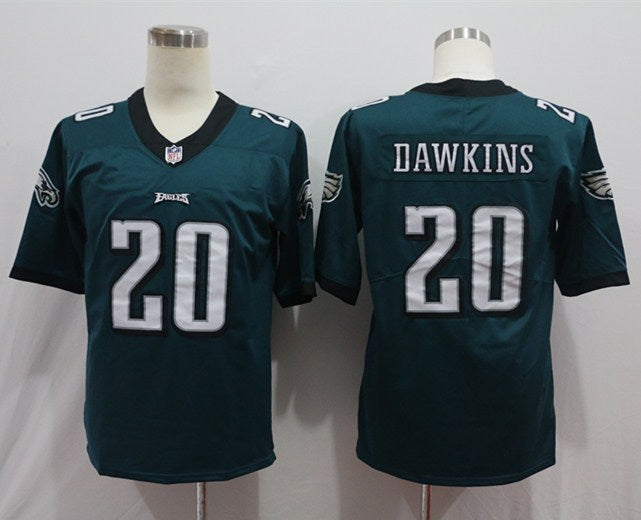 Men's Philadelphia Eagles Brian Dawkins Green Game Jersey