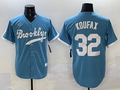Men's Los Angeles Dodgers Sandy Koufax Light Blue Player Jersey